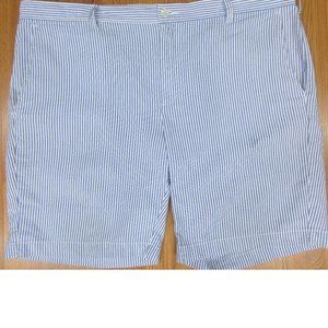 JOS. A. BANK SEERSUCKER TAILORED FIT SHORTS